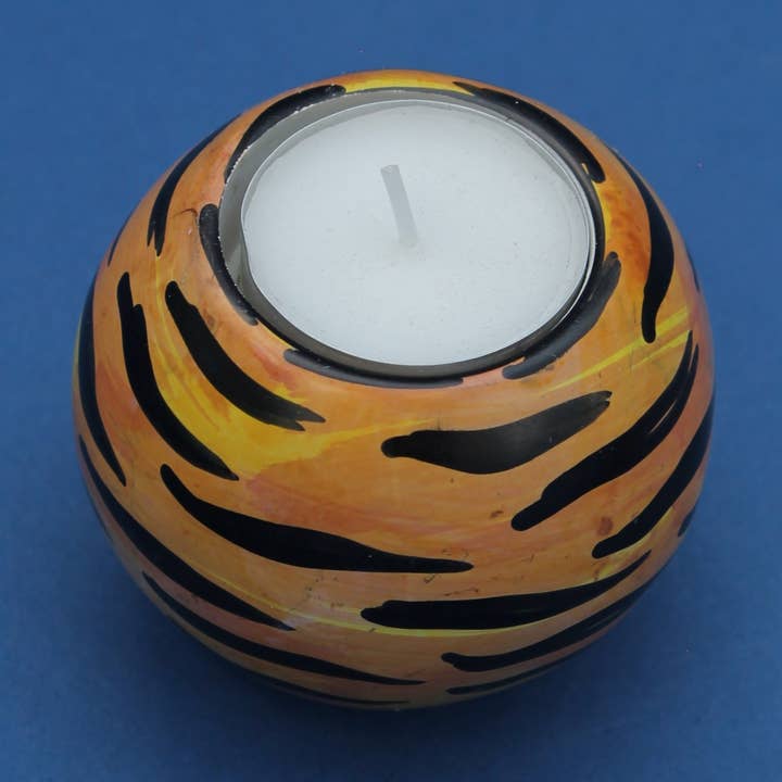 polanski speckstein - Wholesale Tea Light Candles - Tiger design tea light - soapstone0