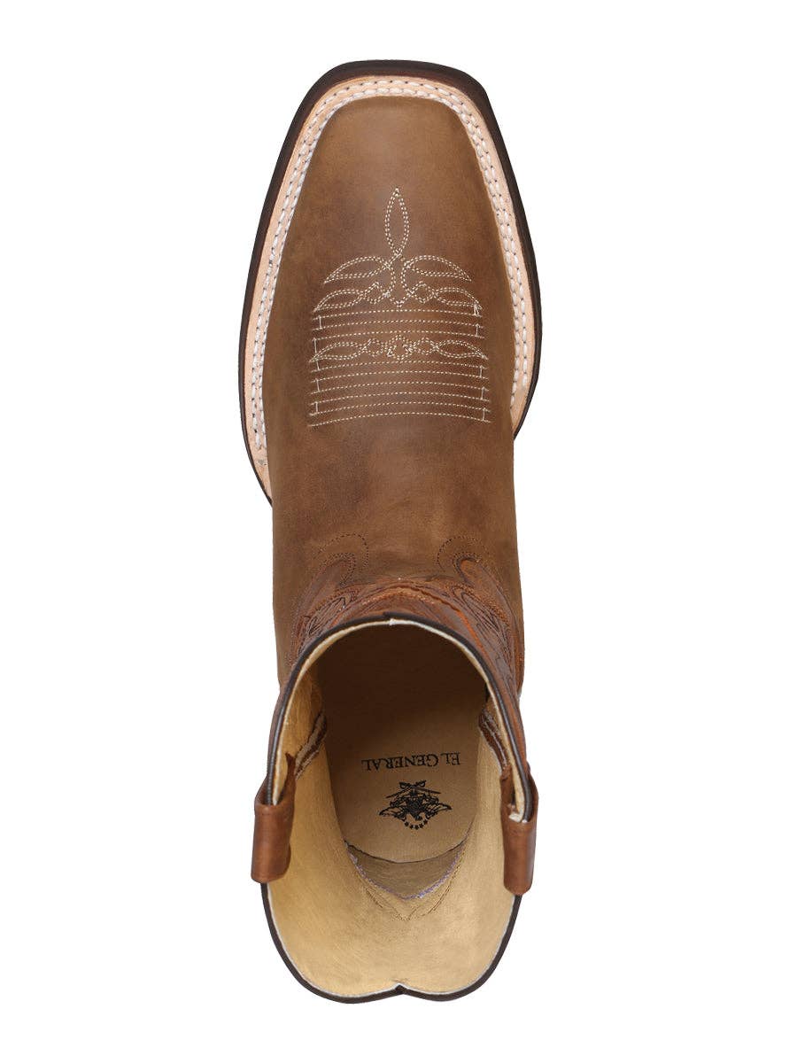 El General Western Wear - Wholesale Cowboy Boots - Men's - El General Rodeo Boot - Crazy Tan 430051