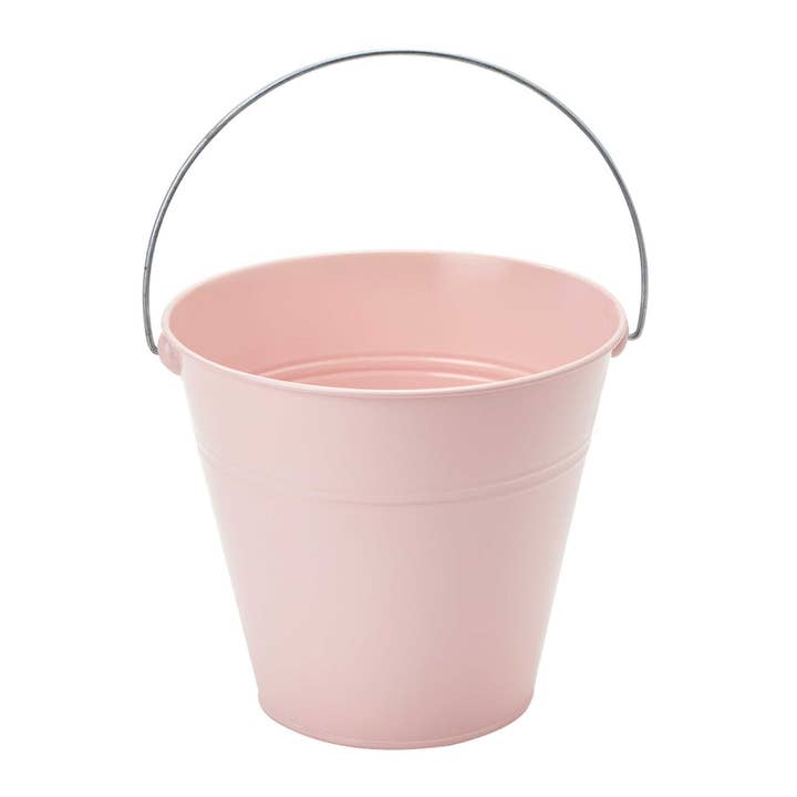 Portofino International Trading, USA - Wholesale Bucket/Pail - Tin Metal Pail Bucket - Pink