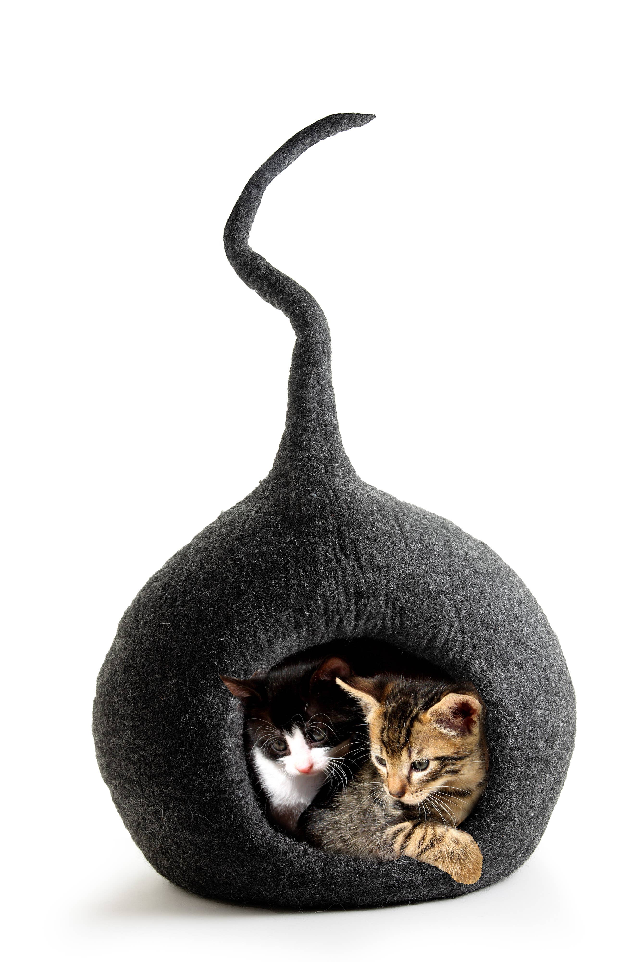 CBC DESIGNS – Großhandel Haustierhöhle – Katze/Hund – CBC Pets Einzigartiges Katzenhöhlenbett Groß – 100 % Wollfilz, handgefertigt2