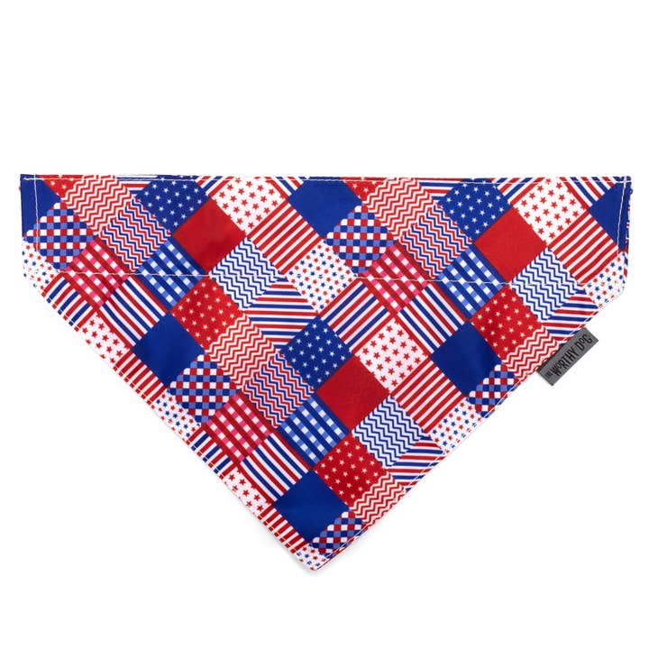 Red White Blue Americana Bandana for wholesale on Faire