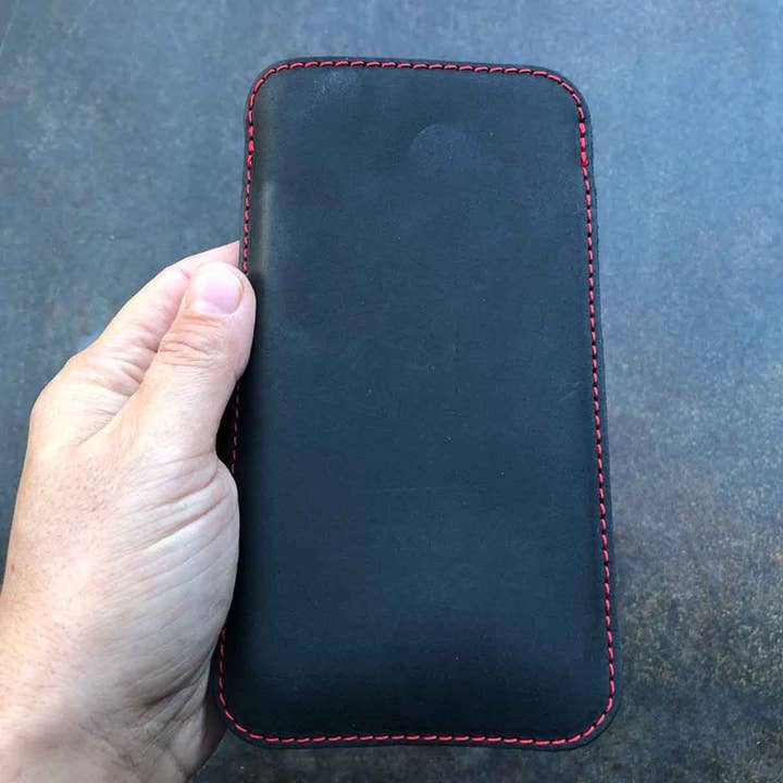 germanmade. - Vente Étui portefeuille pour téléphone – unisexe - Étui en cuir G.4 pour iPhone 13 Pro5