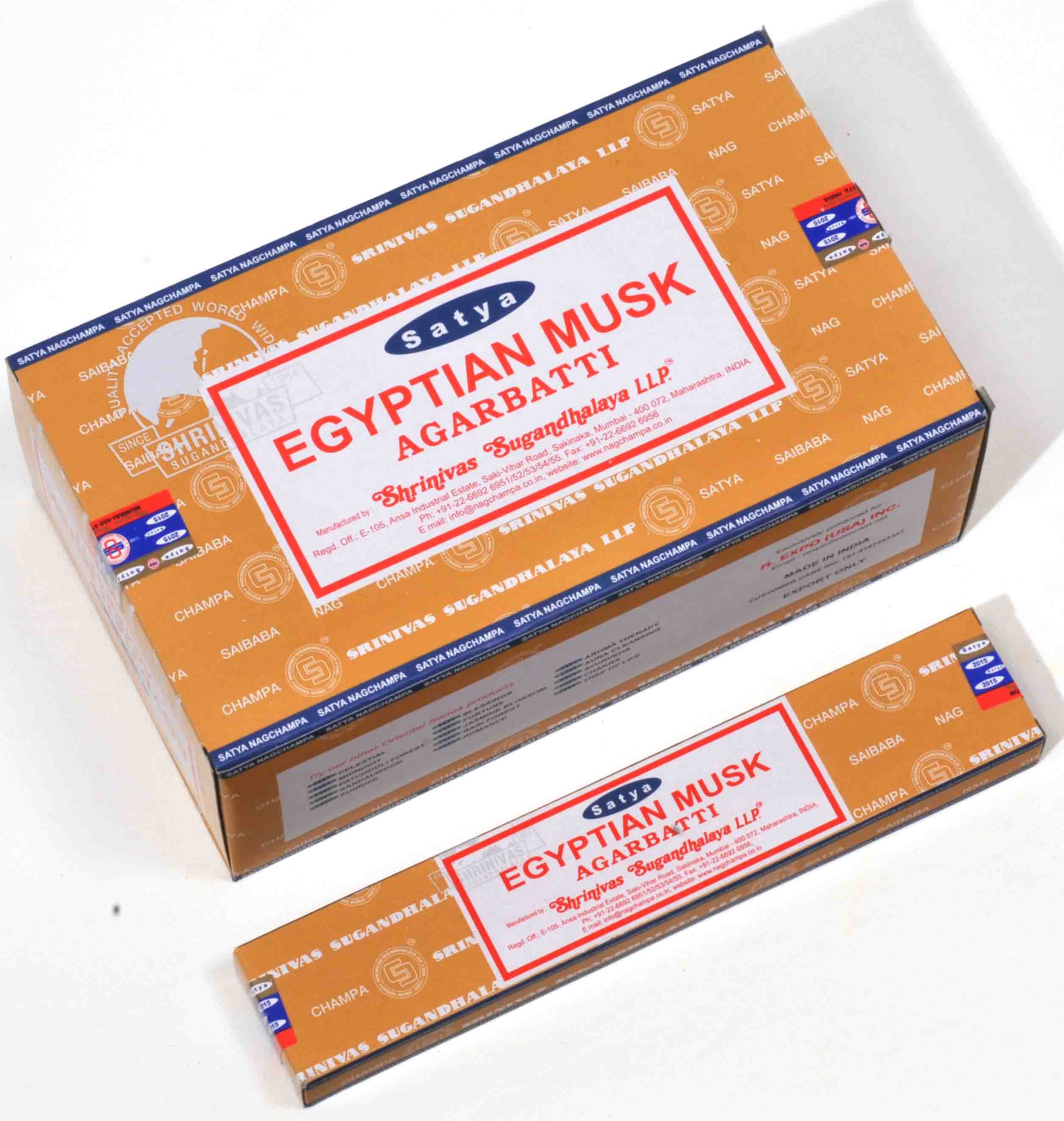 R. Expo/Song of India - Wholesale Incense - Satya Incense - Egyptian Musk 0