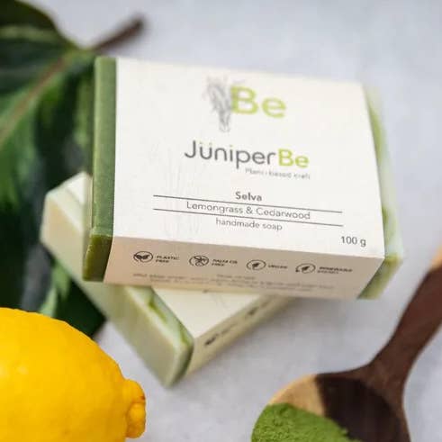 Selva Soap Bar - With Lemongrass And Cedarwood for wholesale by JüniperBe