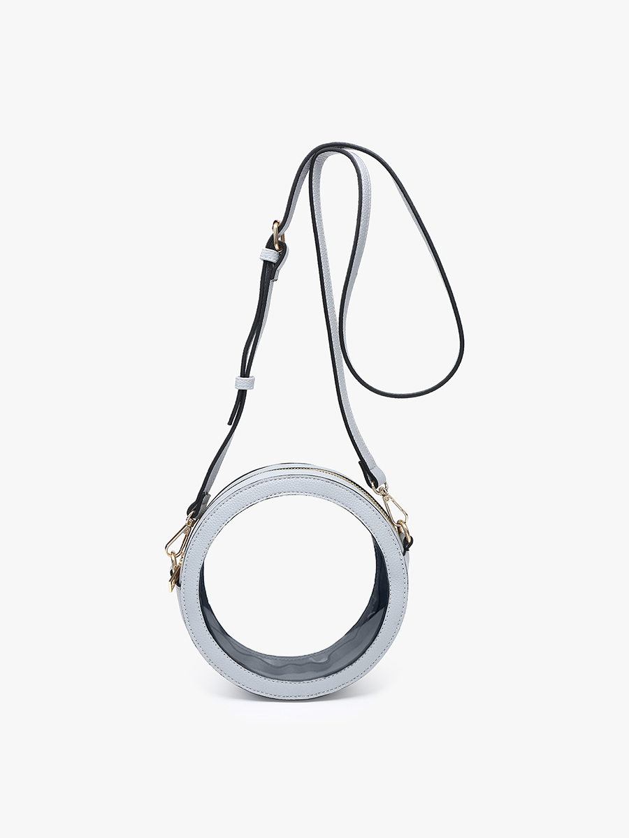 Jen & Co. - Wholesale Crossbody Bag - Women's - M2440CR Lilibet Clear Circular Women's Crossbody Bag3