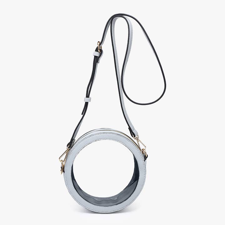 Jen & Co. - Wholesale Crossbody Bag - Women's - M2440CR Lilibet Clear Circular Women's Crossbody Bag3