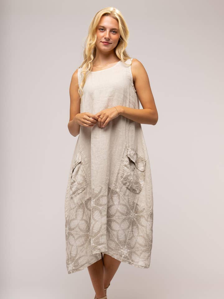 French Linen Dress for wholesale by LINEN LUV