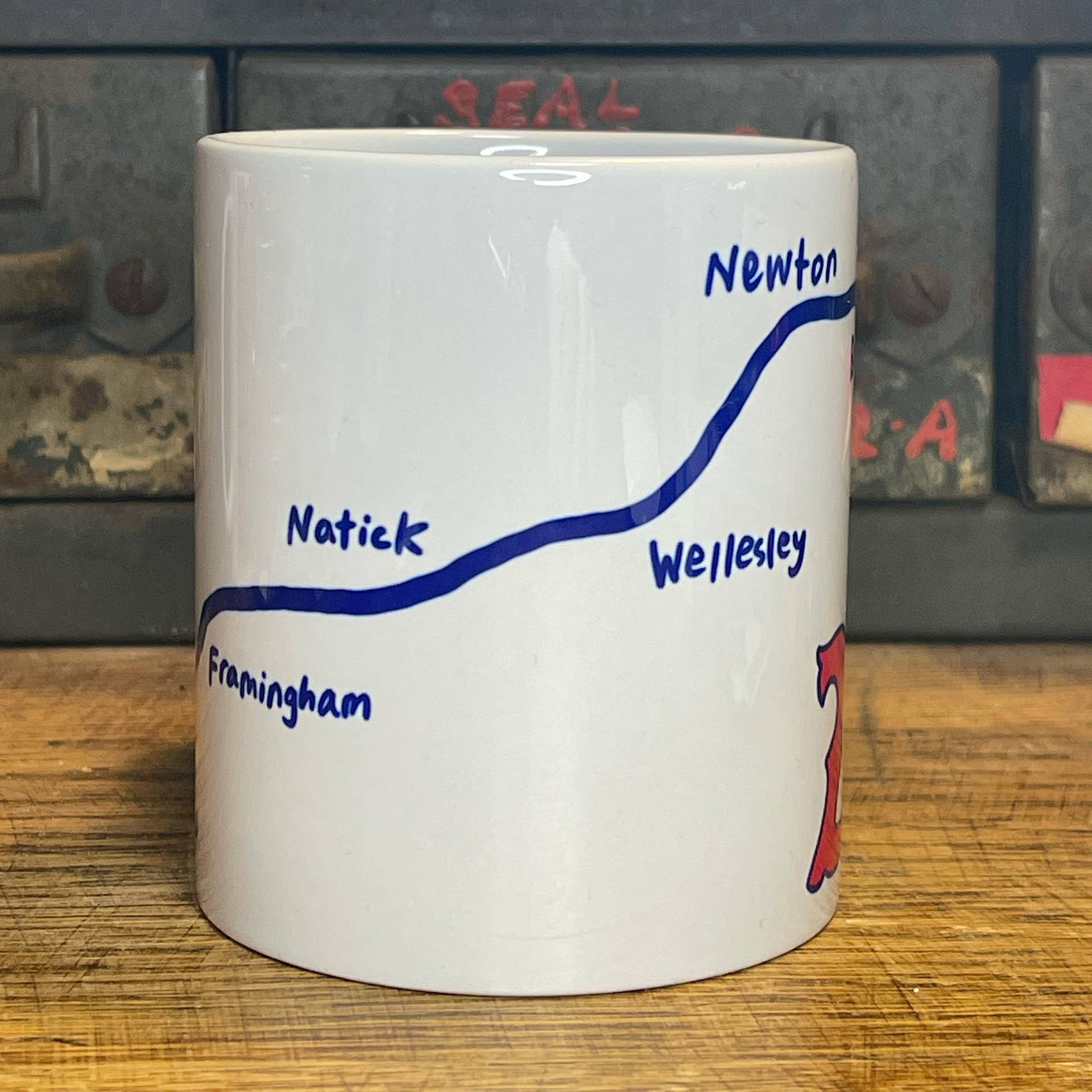 Jesse Haley – Caneca por atacado – Caneca Boston Marathon 26.22