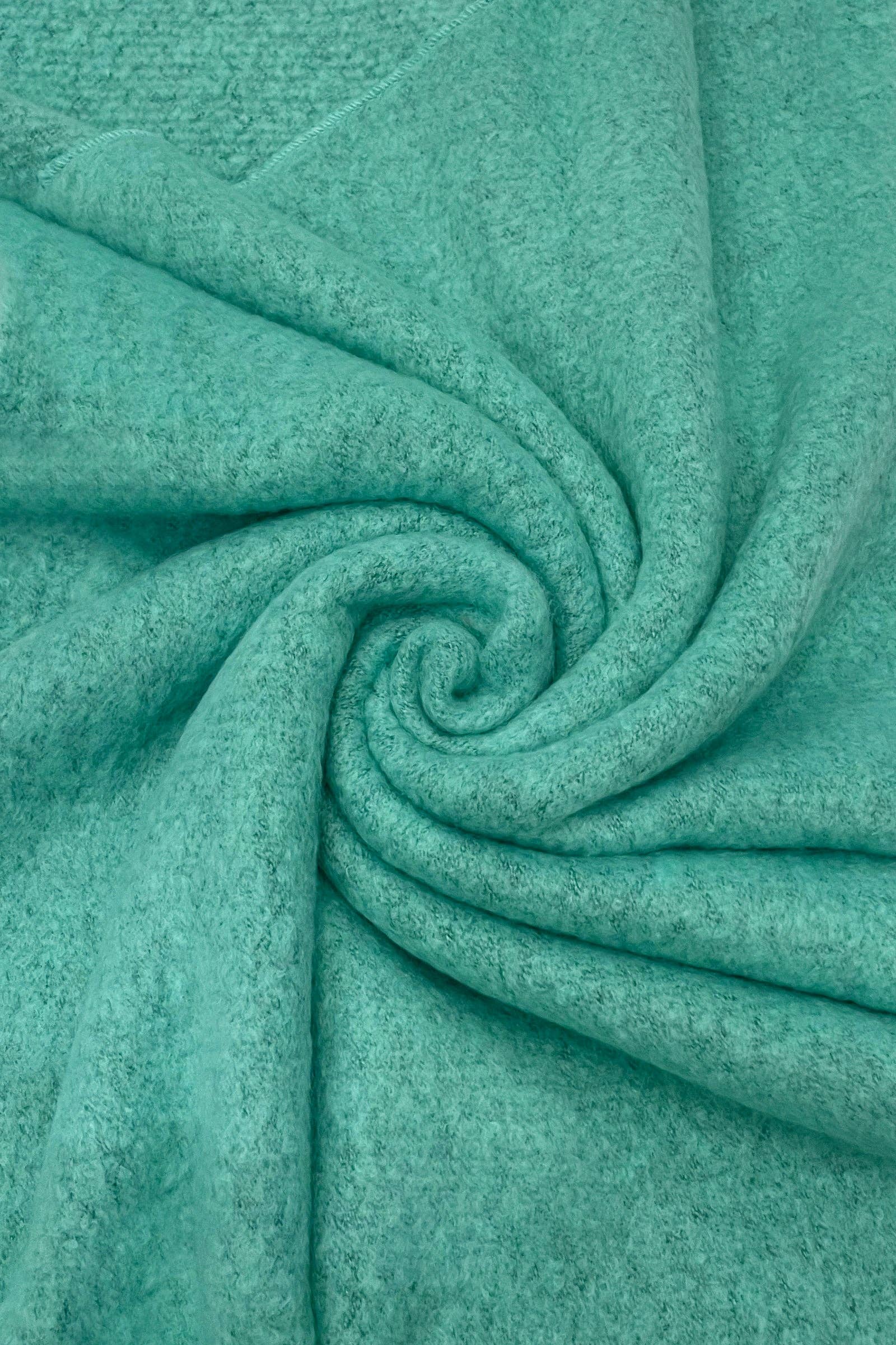 Fashion Scarf World - Wholesale Scarf - Women's - Plain Boucle Diagonal Edge Wool Scarf58