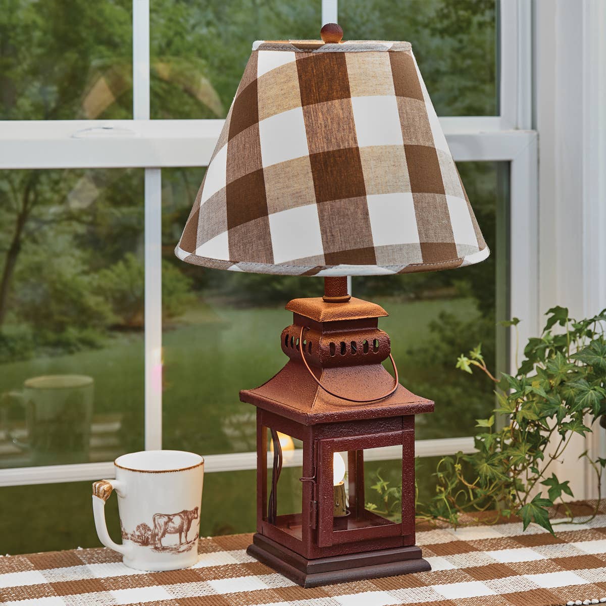 Park Designs - Wholesale Lamp Shade - Wicklow Lamp Shade 10"- Brown And Cream1