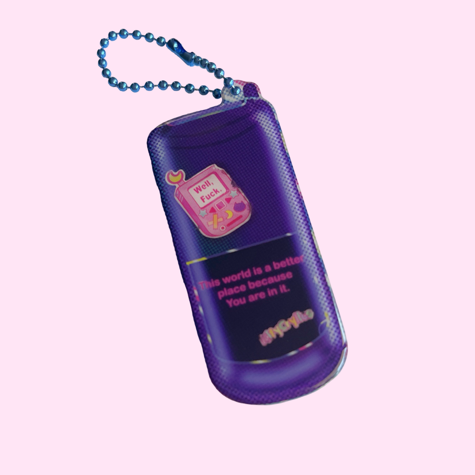 KityCrylics - Wholesale Keychain - Women's - KityCrylics Original Nakia Vaporwave Acrylic Keychain2