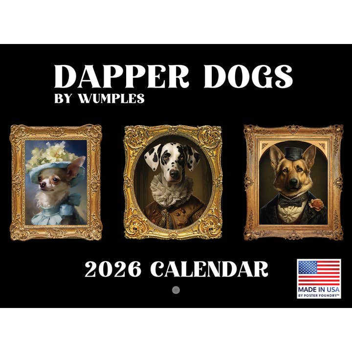 Pet Portraits Calendar 2026 Wall for wholesale by 2026 Calendars