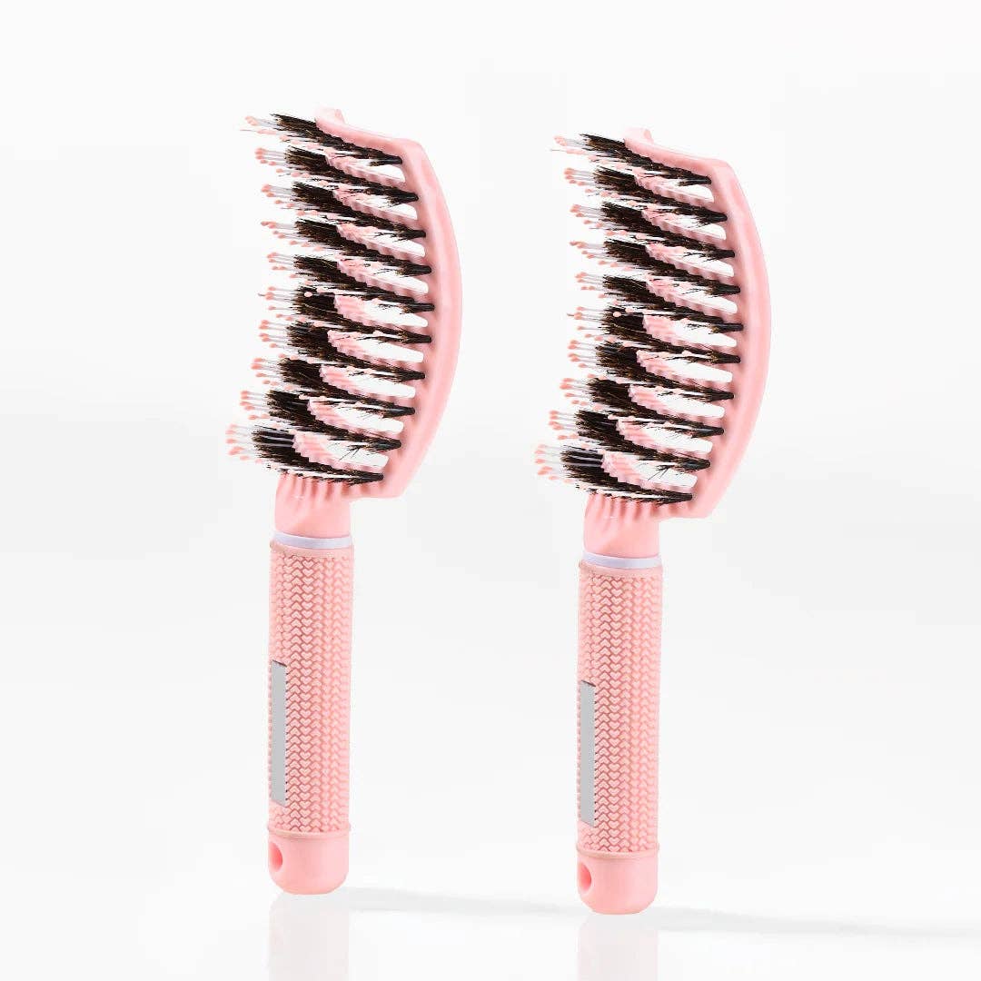 Yuaia Haircare – Engroshandel Hårbørste/kam – Hårbørste med ornebørster - Curved Paddle Brush10