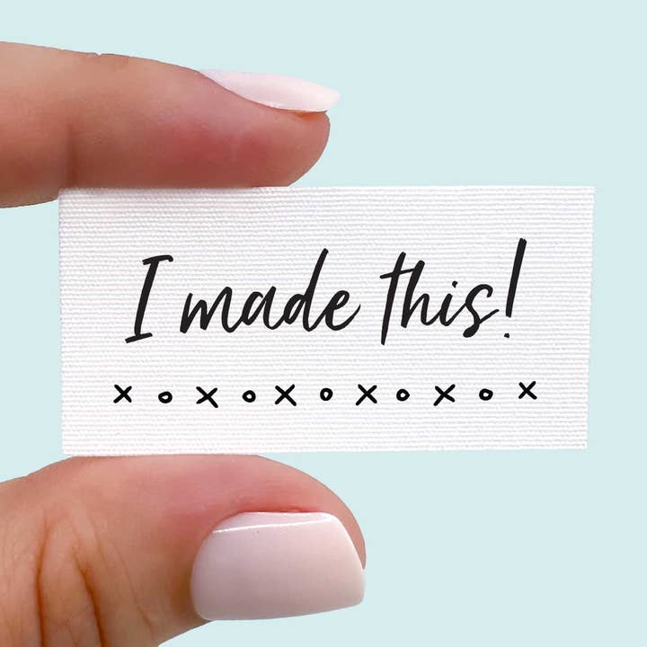 Cotton Sewing Iron On Crafting Quilting Labels - WLS16 for wholesale by EverEmblem Inc.