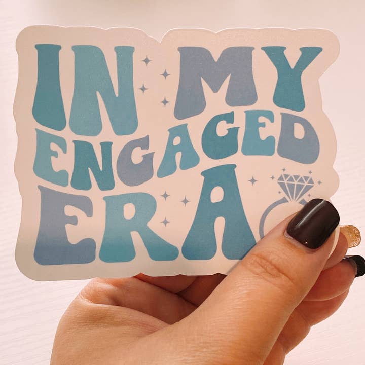 Autocollants, mariée, mariage, fiancé, épouse, époque des fiançailles pour la vente par Bride Vibe Designs