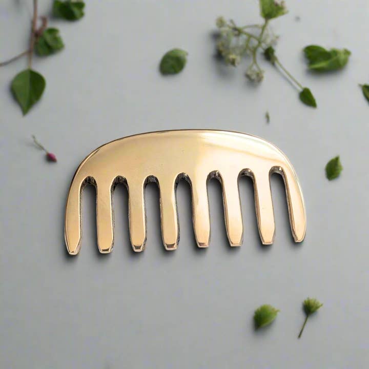 Herbal Edge - Wholesale Hair Brush/Comb - Kansa Massage Comb5
