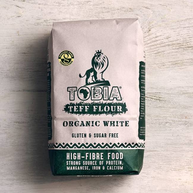 Tobia Organic White Teff Flour for wholesale by Tobia Teff