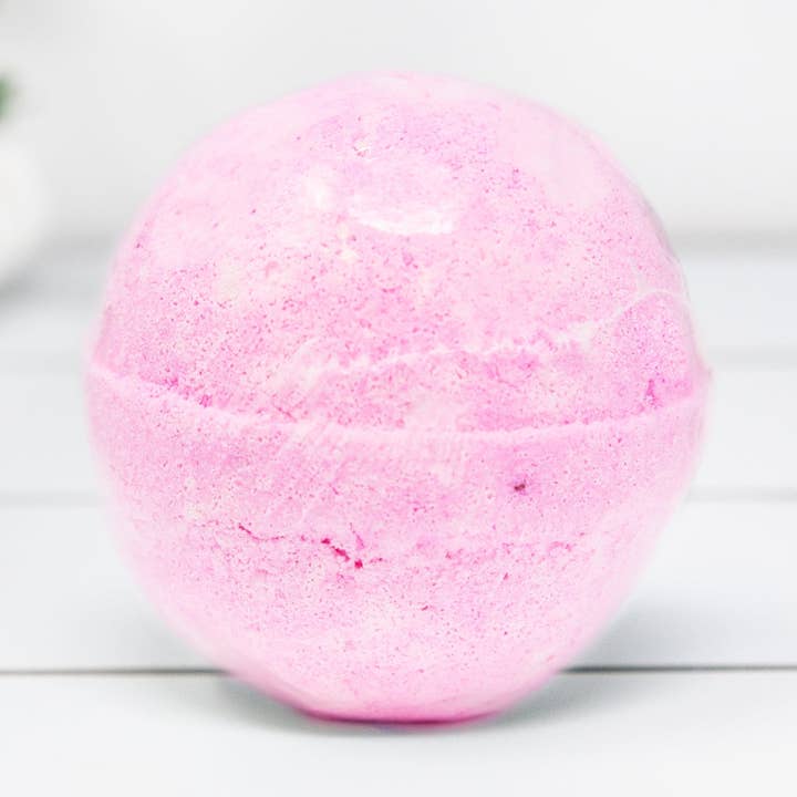 Pink Watermelon Kids Bath Bomb for wholesale by Poofy Organics