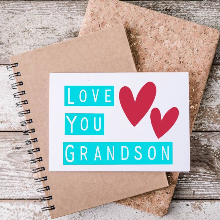 Valentine's Day Card Grandson for wholesale by Card & Story