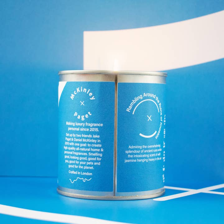 McKinley & Paget - Wholesale Travel Candles - Rambling Around the Ruins of Knossos - Medium Candle1