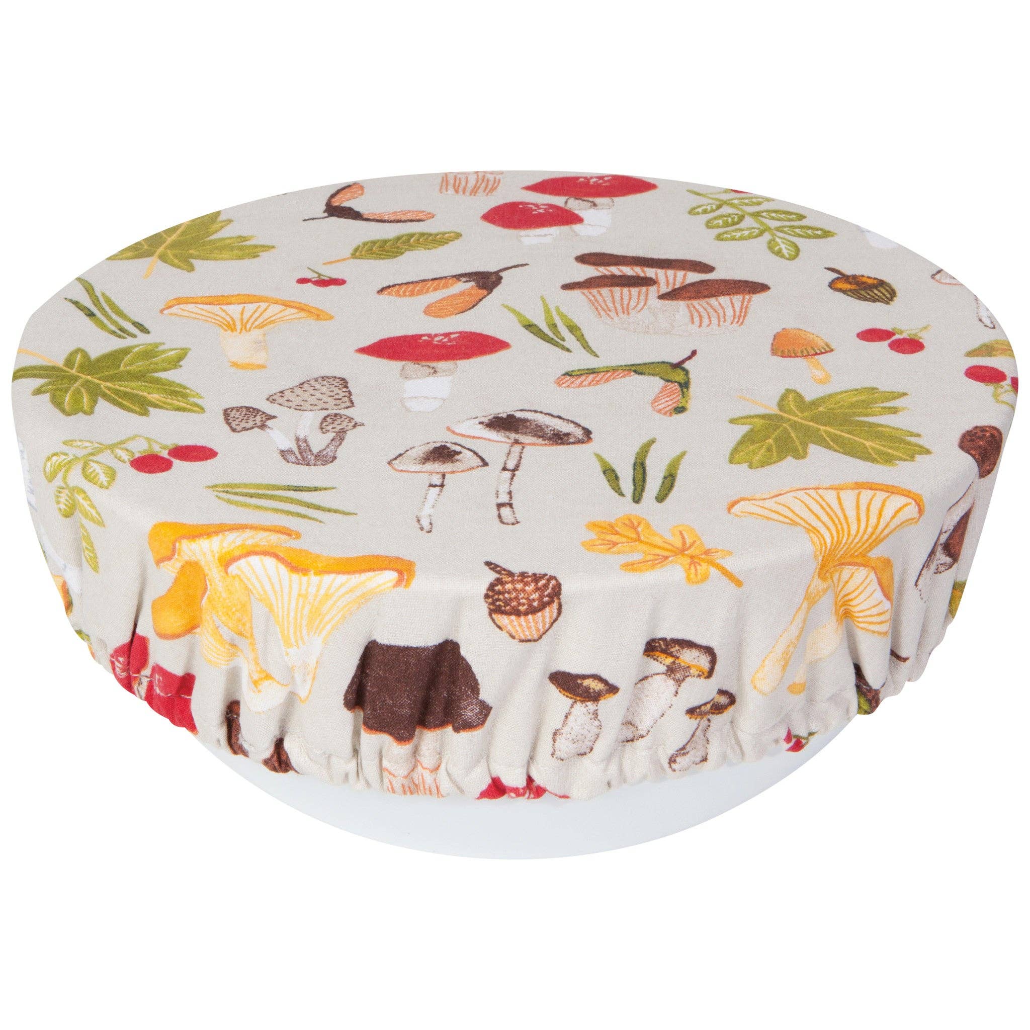 Now Designs by Danica - Wholesale Food Storage Wrap/Bag - Field Mushrooms Bowl Covers Set of 24