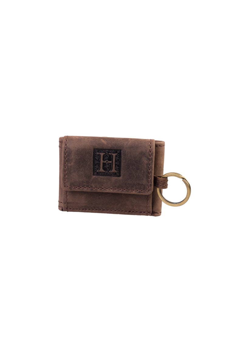 Isabelle Rose - Wholesale Wallet - Women's - Leather brown small wallet with ring0