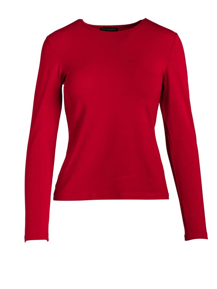Red Jersey Top för wholesale av conquista