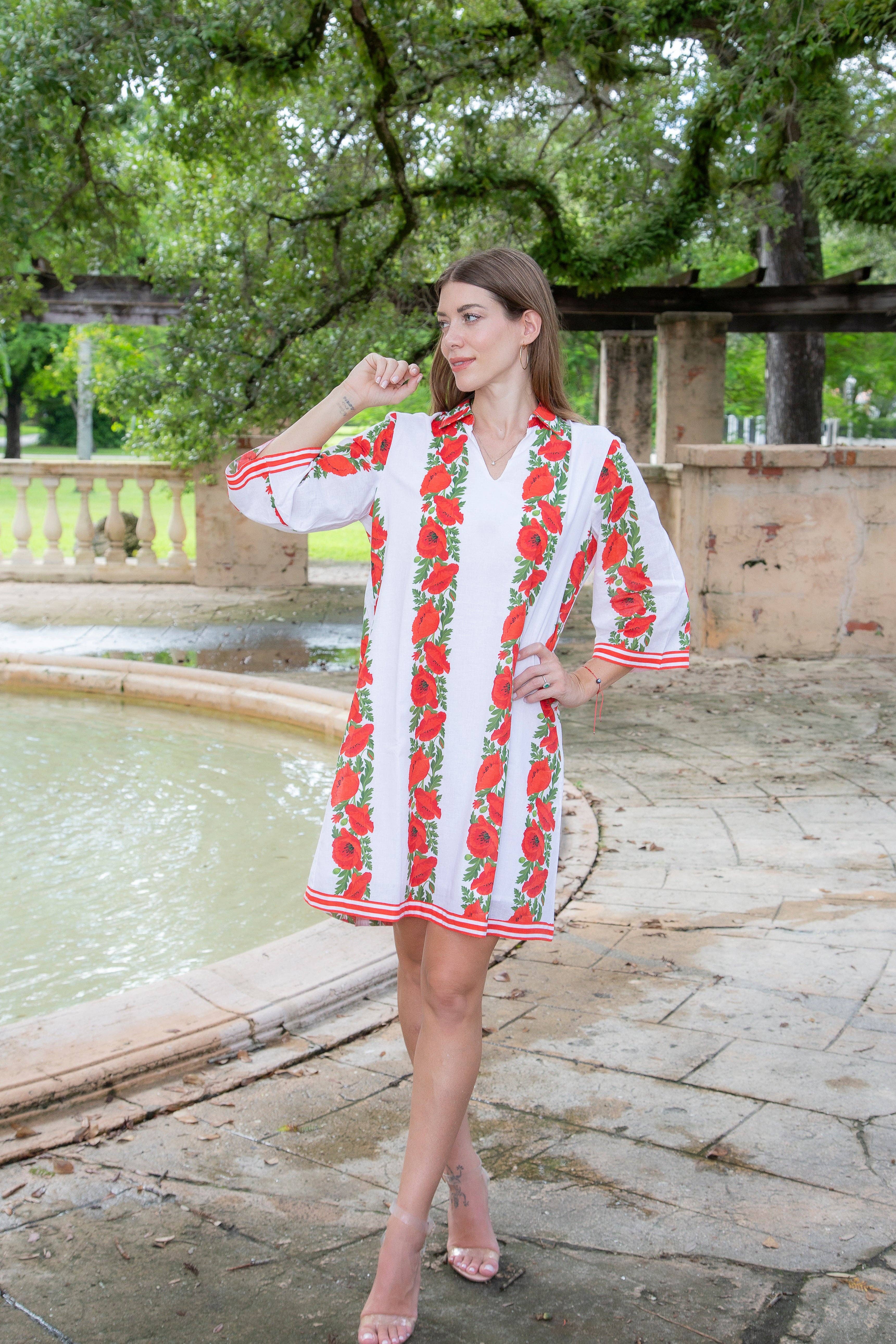 IslaPayal – wholesale Dress – Women's – BERGEN MINI | POPPY FIELD