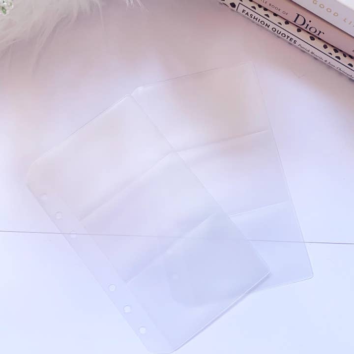 PORTA TESSERE PLANNER | TASCA PLANNER | TRASPARENTE per la vendita all'ingrosso da parte di Paperlane Planners Co