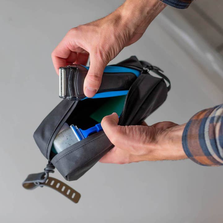 Gravel - Wholesale Toiletry Bag - Unisex - Explorer MINI™ Toiletry Bag - Minimal Travel3