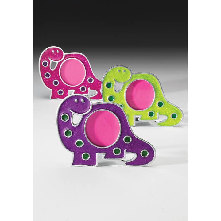 Namaste - Wholesale Picture Frame - Aluminium Photo Frame With Glitter Dinosaur