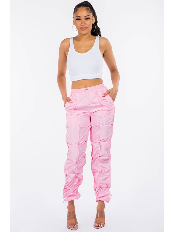 5besties inc - Wholesale Pants - Women's - RUCHED PARACHUT PANTS 7
