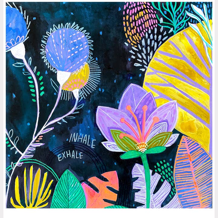 Jessica Swift – wholesale Art print – Inhale Exhale –Art Print