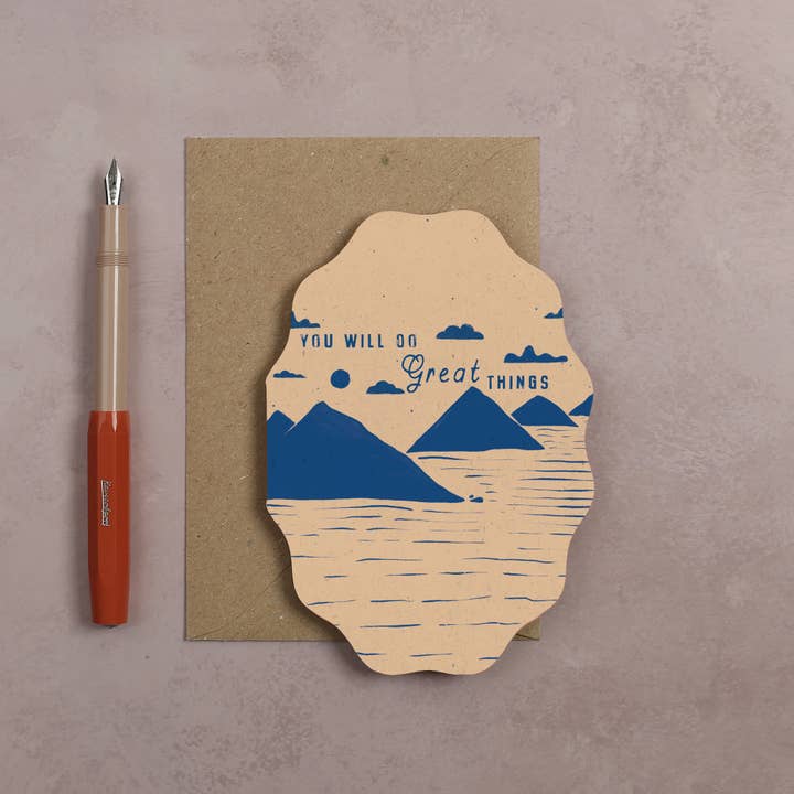 I am Roxanne - Wholesale Congratulations Card - Great Things Mountain Card | Good Luck Cards | Congrats Card2