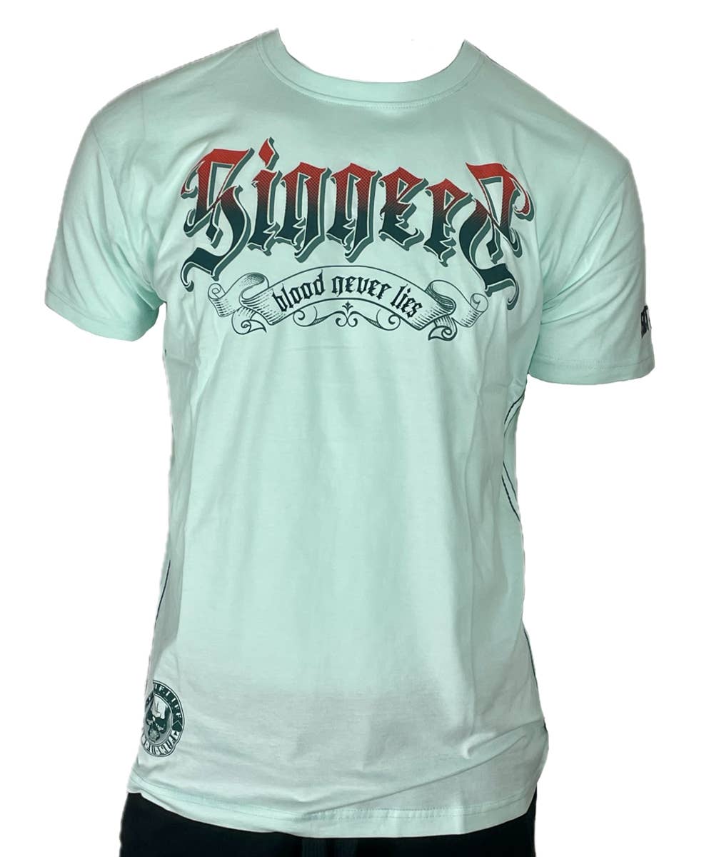 Fact of Life – Großhandel T-Shirt (Grafikdruck) – Herren – Fact of Life T-Shirt "Sinners" TS-88 fair aqua1