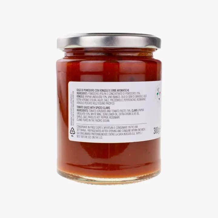 Campo d'Oro - Wholesale Sauce - Salsa di Pomodoro con Vongole 10,6 oz1