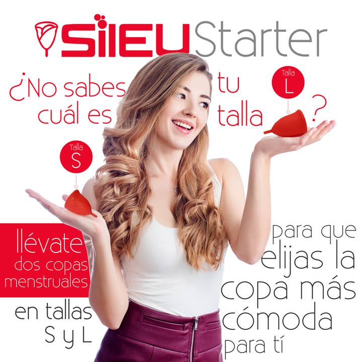 Sileu - Venta al por mayor Copas menstruales - Dos copas menstruales Sileu Rose