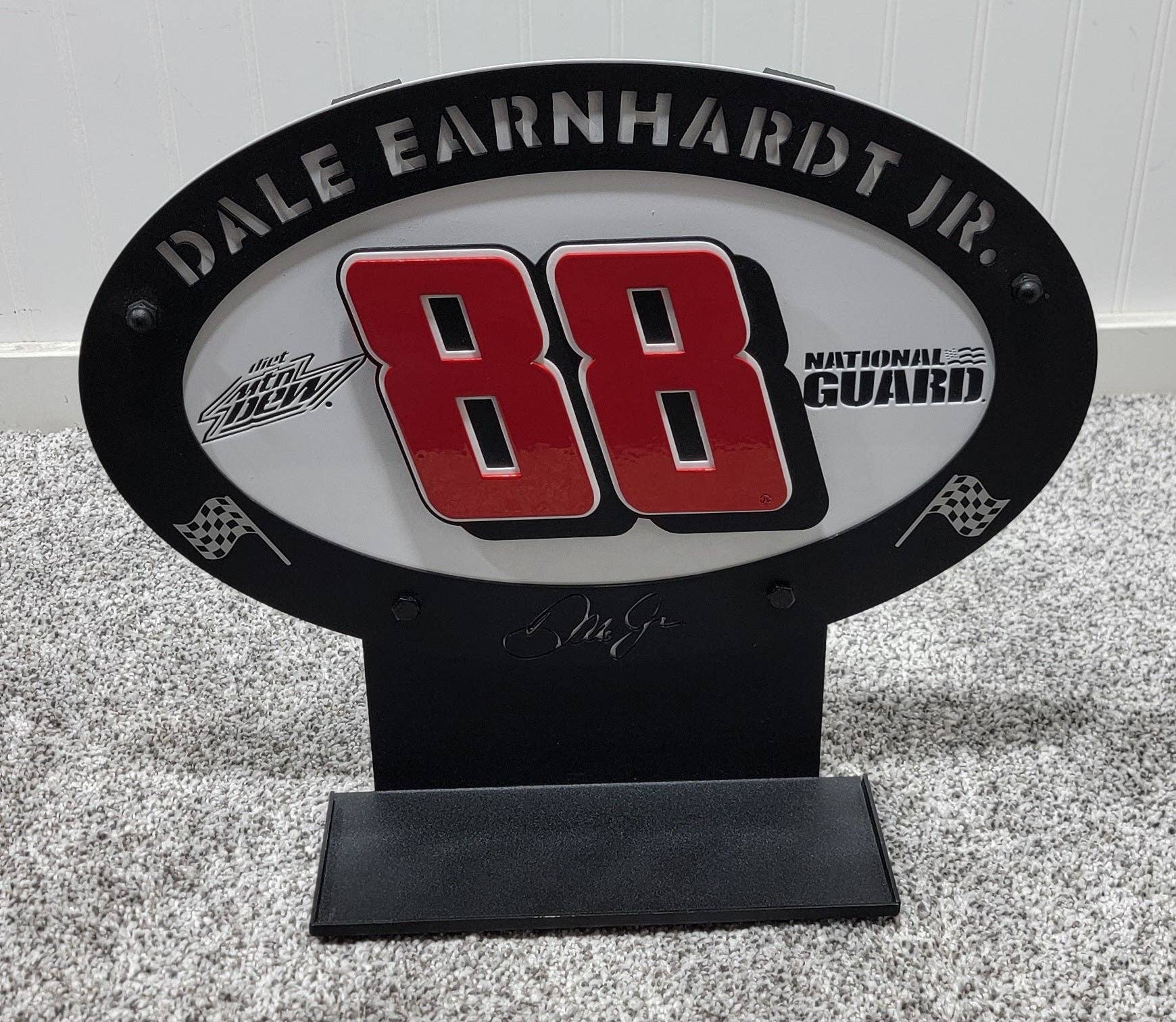 Premier Metal Art - Wholesale Sign - Dale Earnhardt Jr. #88 Oval 3D Premier Metal Diecast Display10