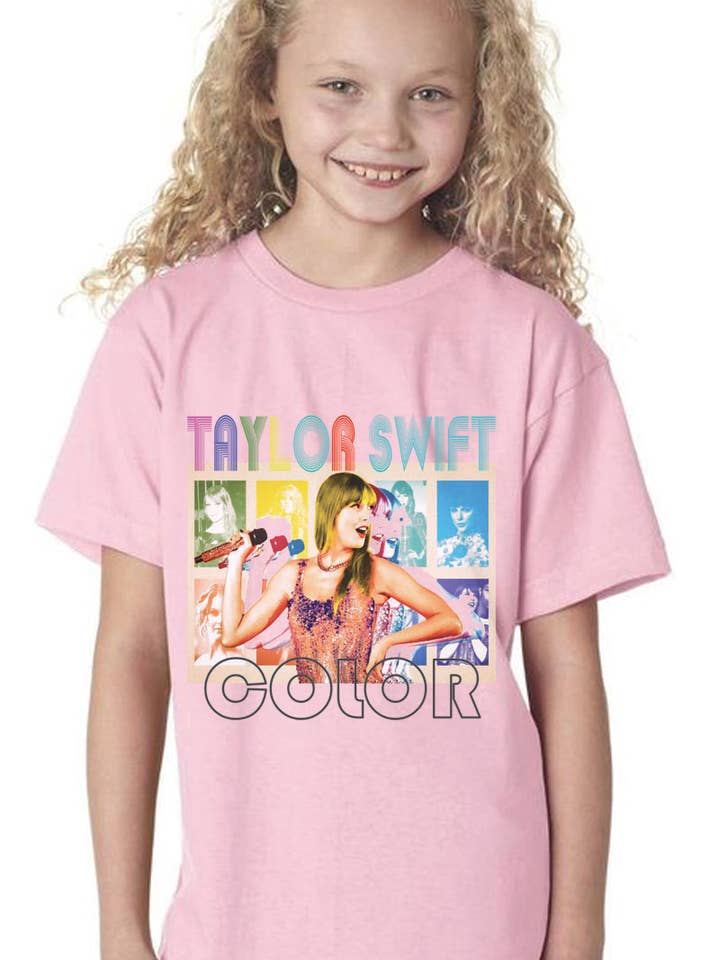 L1067 - Camiseta estampada TAYLOR para venta al por mayor de KNOCK ON THE STYLE