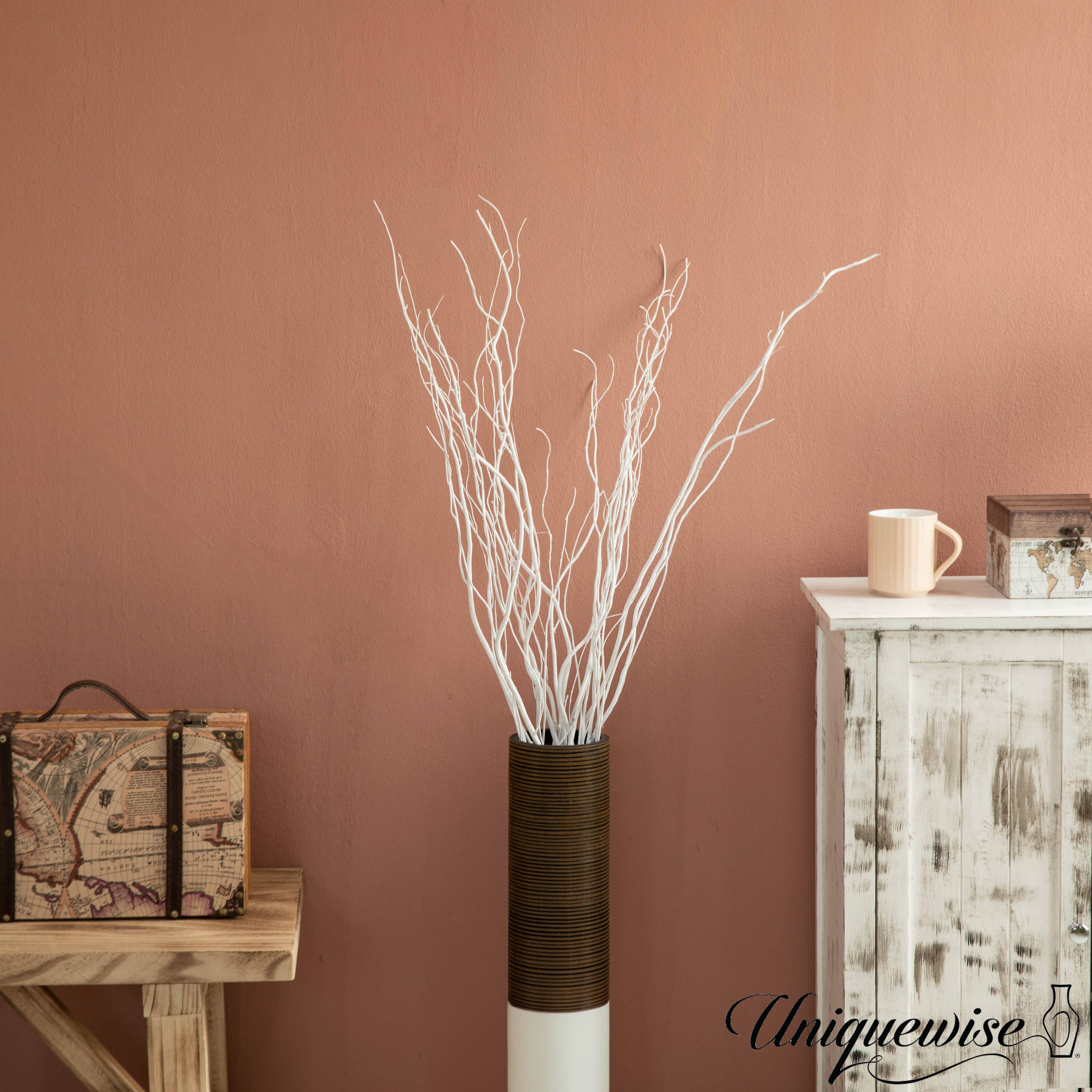 Quickway Imports - Vente Fleur séchée/pressée - Bâtonnets authentiques décoratifs naturels à branches sèches19