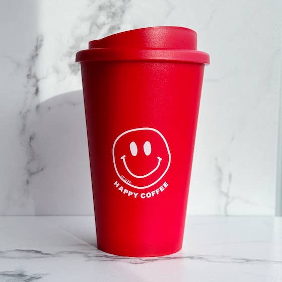 TO GO beker, rood voor wholesale door LOU LOTO.