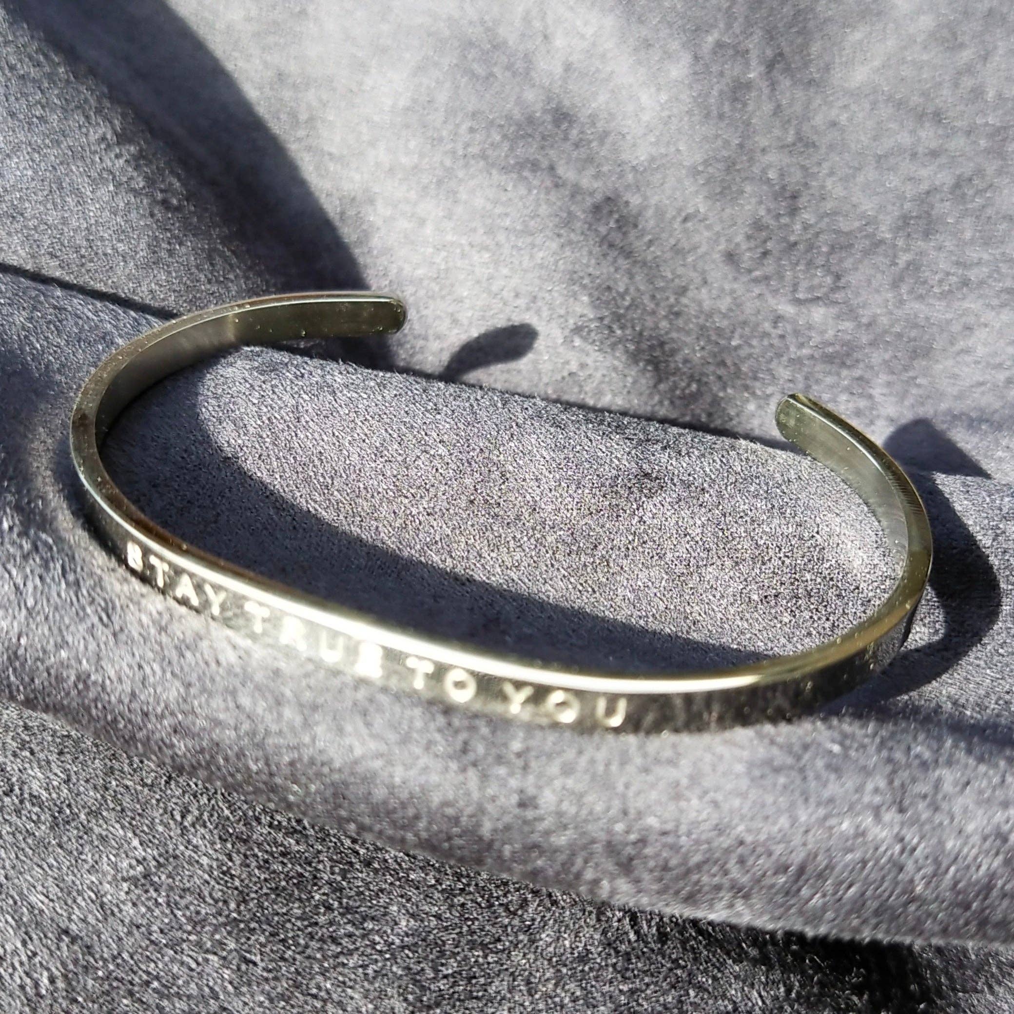 FIERCE ONE - Wholesale Cuff Bracelet - STAY TRUE TO YOU - Bangle2
