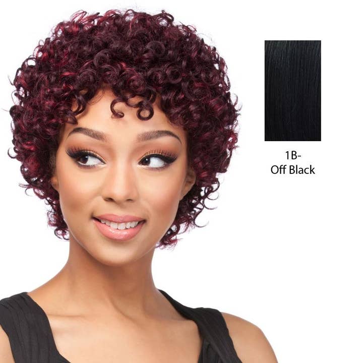 KT Supply - Wholesale Wig/Hair Piece - Cap Weave Human Hair Wig,Off black