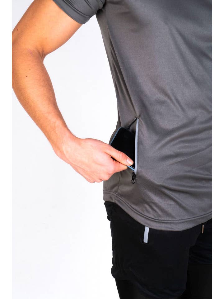 Cerus Clothing - Wholesale T-shirt – men's - Cerus Grey Hybrid Men’s T-Shirt3