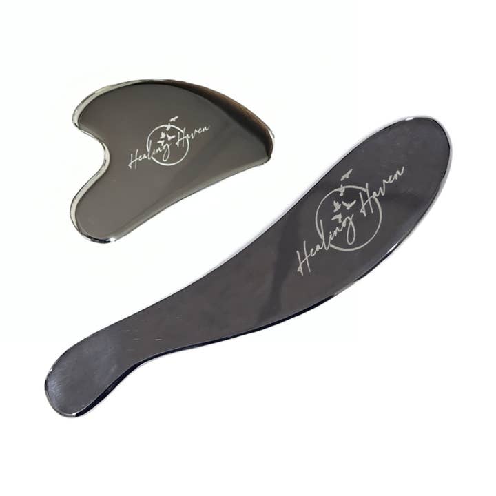 Ensemble de masseurs Gua Sha (Visage + Corps) pour la vente par Healing Haven
