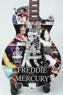 Ocean Peak Australia and New Zealand Pty Ltd - Wholesale Decorative Tabletop Object - Miniature guitar Freddie Mercury Queen1