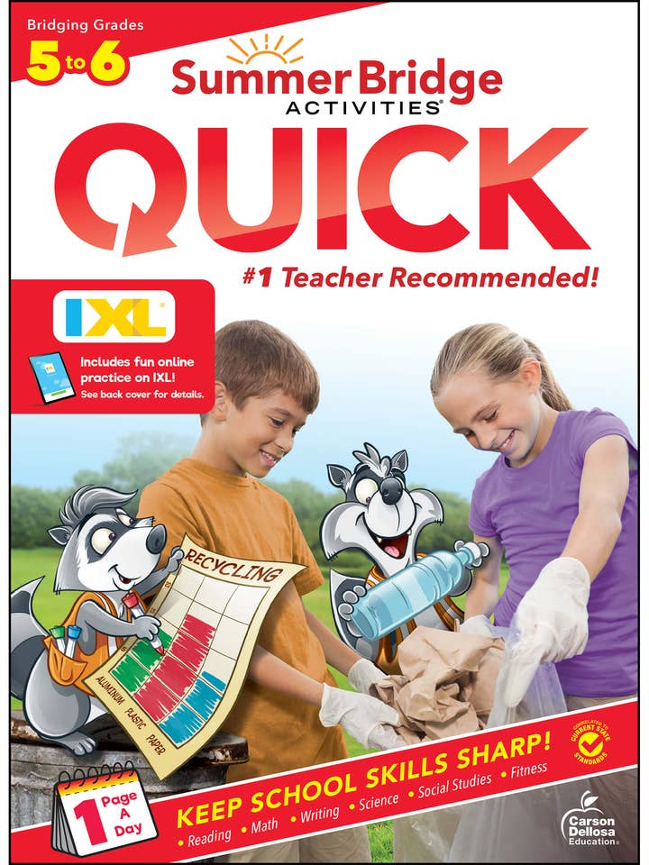 Summer Bridge Activities Quick, 5-6 for wholesale by Carson Dellosa Education