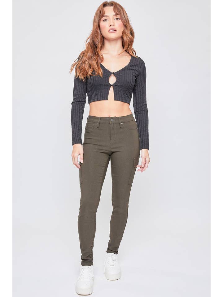 YMI - Wholesale Pants - Women's - Hyperstretch Skinny Cargo Pants-P137731