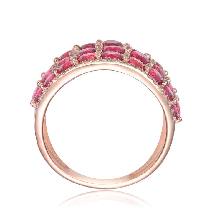 ROBIJNRODE RING (9996-ROSE) voor wholesale door Genevive