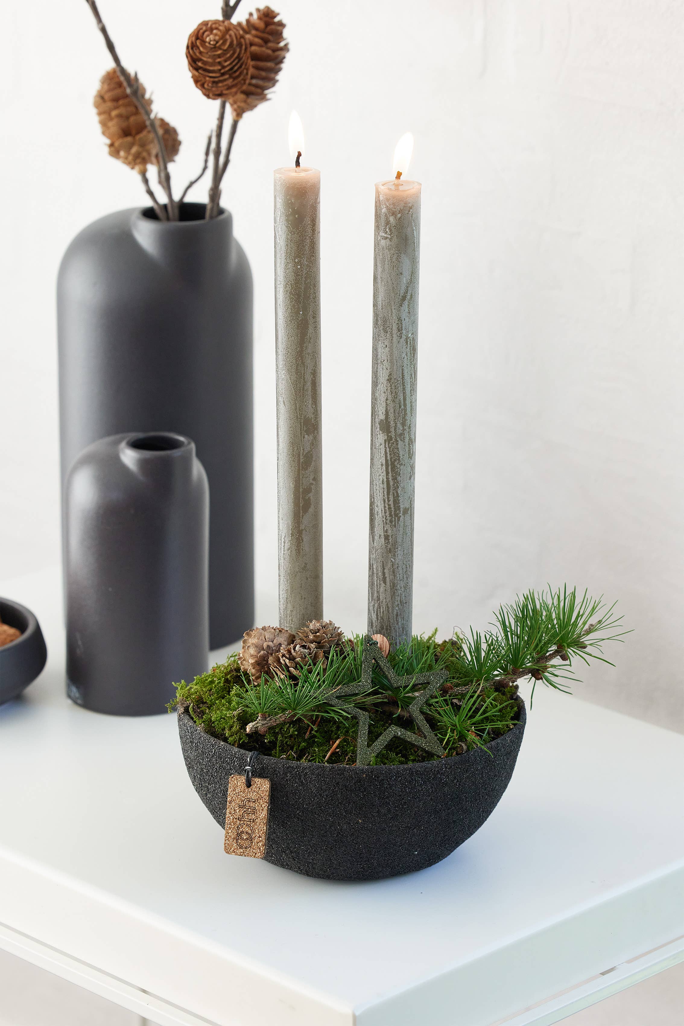 Lübech Living – wholesale Christmas decoration – s/3 WOODz Christmas stars, White1